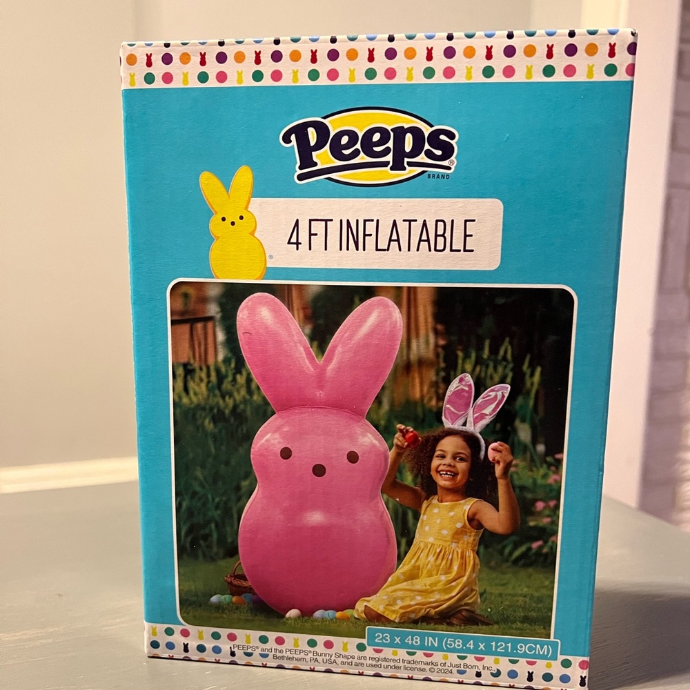 Peeps 4ft Inflatable Bunny (Pink)
